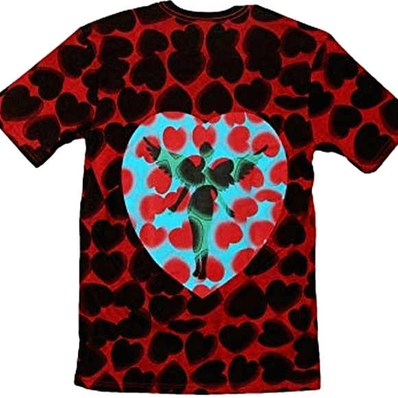 Nirvana Heart Shaped Box Red Dye Band Shirt - Picture 2 of 5
